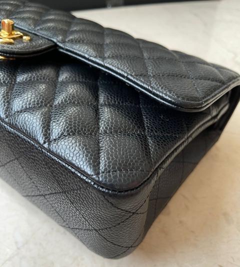 黒芽さん 専用出品 Sell Chanel Classic Medium Black Caviar GHW - Black